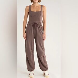 FP Movement by Free People Mauve Jumpsuit with Drawstring Waist